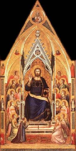 GIOTTO di Bondone Christ Enthroned oil painting image